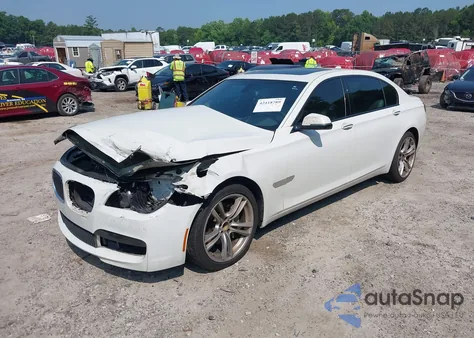2013 BMW 740Li from USA, damaged, VIN WBAYE4C58DDW22876
